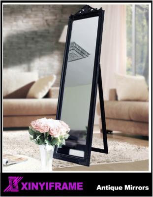 China Fashion Design Floor Length Mirror Black Decoration/Office/Hotel/Gallery/Wall Hanging/Home Gift 2016 Exhibition Framed Dressing Mirror for sale