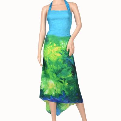 China Factory Wholesale Anti-UV Polyester Beach Pareo Women Sarongs For Summer for sale