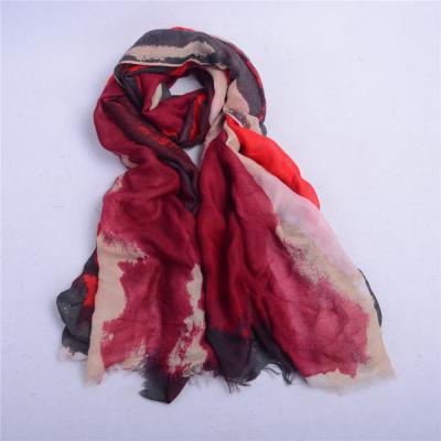 China Fashion Clothes Wholesale Running Colorful Polyester Scarf For Women for sale