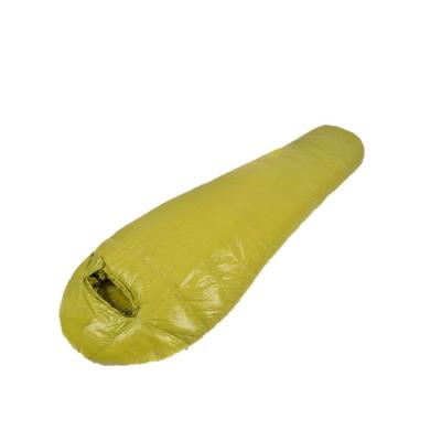 China High Quality Camping Envelope Type Travel Spill Resistant Duck Down Sleeping Bags for sale