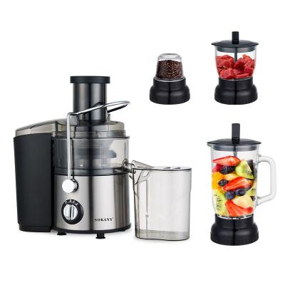 China New High Quality Hotel Household SK-4009 Fruit Juicer Blender 4in1 Fruit Juicer and Blender Full Automatic for sale