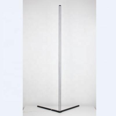 China Modern LED Smart Corner Floor Standing Lamp Lighting Modern Floor Light RGB Magic Stand Floor Lamps With Remote Control for sale