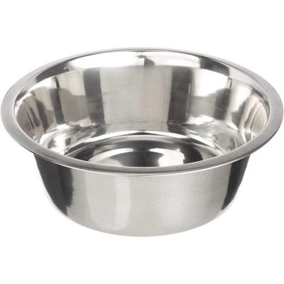 China Viable Feeding Supplies Pets Cleaner Replacement Metal Feeder Dog Cat Bowls Stainless Steel Food Water Dish for sale