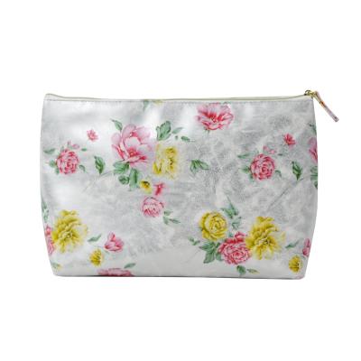 China Competitive Price Brand Leather Clutch Carry Case Cosmetic Case Cosmetic Bag Makeup Bag For Lady Women for sale