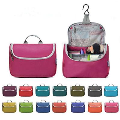 China Competitive Price Bathroom Storage Bag Travel Toiletry Bag Kit Women Hanging Cosmetic Bag For Organizer for sale