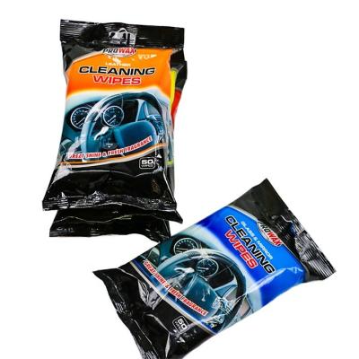 China Quick Easy Car Cleaning Interior Cleaning Disposable Cloths for sale