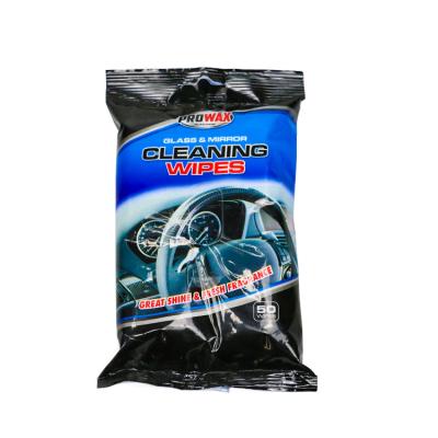 China New Package Individual Car Cleaning Interior Cleaning Decontaminate Wipes for sale