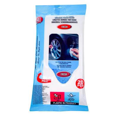 China SKIN CARE all purposl wet wipes for use in the car, in the office etc. for sale