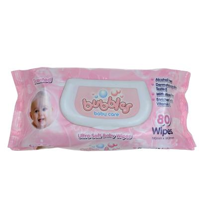 China Custom Sensitive Gentle Cleansing Sensitive Skin Cleansing Quickly Cleansing Wet Baby Wipes With Vitamin E for sale