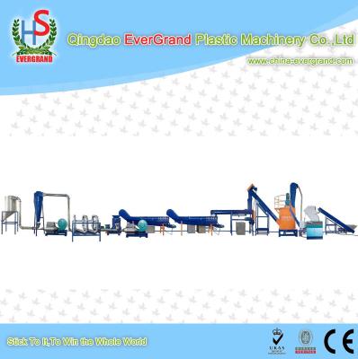 China Stainless Steel Waste Recycling Machine for Plastic Bottles Crushing Washing Drying Line for sale