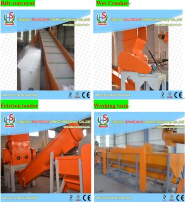 China Afval EVA/pvc-HDPE Recyclingsmachine, de Plastic Verscheurende Machine van de Serrefilm Te koop