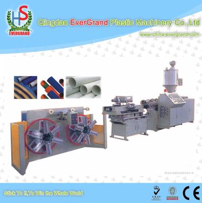 China PP / PE / PVC Plastic Corrugated Pipe Machine for Single Wall Corrugated Pipe Production Line for sale