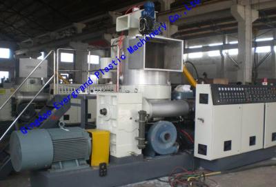 China Hot Cutting PP PE Film Granule Making Machine for Horizontal Granulator Line for sale