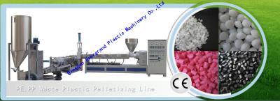 China Cold Strand Cutting Plastic Pelletizing Machine for Polypropylene Polystyrene Materials for sale