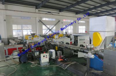 China Single Screw Plastic Pelletizing Machine , Automatic Granule Making Plastic Forming Machine for sale