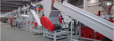 China Automatic PP Recycling Machine Plastic Recycle Machines 25m*2m*2.7m for sale