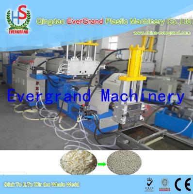 China Double stage plastic pet pelletizing machinery / granulating machine for sale