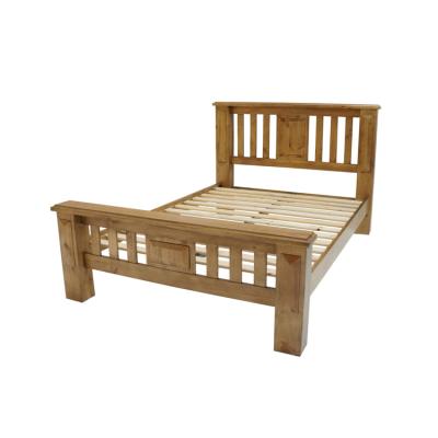 China Long lasting European designed wooden queen bed for sale