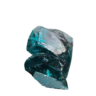 China Wholesale direct supply China factory landscape yard glass chunk building glass rocks for sale