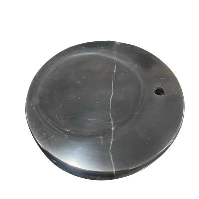 China Eco - Friendly Wholesale Cheap Black Marquina Marble Square Lamp Floor Price for sale