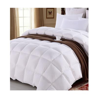 China Nondisposable 100%Cotton 233TC 90% Goose Down Comforter Sets (Pillow Quilt Mattress Protector) for sale