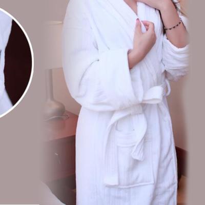 China Hotel Bathrobe Hotel Bathrobe Unisex Luxury 100% Cotton Cut Pile Thermal Customize Design Women Bathrobe for sale