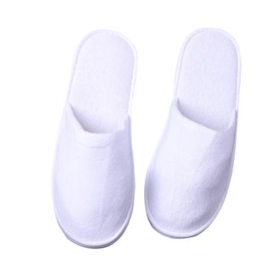 China Hotel Spa Thin-Toed Terry Cloth Slippers New Arrived Slippers Quick Lead Simple Design Disposable Slippers for sale