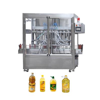 China Customizable Automatic Food Production Line Small Scale Bottle Oil Filling Machine for sale