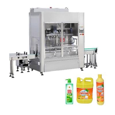 China Hot Vending Machine Food Automatic Liquid Soap Detergent Lotion Bottle Capping Filling Machine for sale