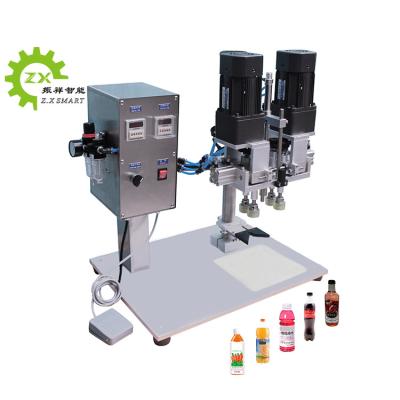 China Simple Operation Semi Automatic Manual PET Handheld Plastic Bottle Vial Filling Capping Machine for sale