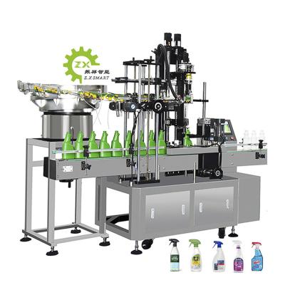 China Effectively Capping Stabilized Deodorant Feeds Spray Servo Trigger Bottle Filling Machine And Capping Machine for sale