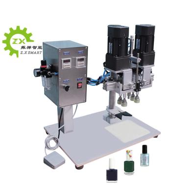 China Semi-automatic Small Simple Operation Table Top Nail Polish Handheld Glass Bottle Filling and Capping Machine for sale