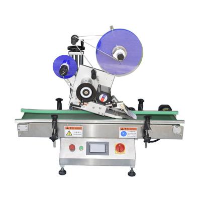 China Hot sale labeling machine automatic flat surface food bag table pocket labeling machine for sale