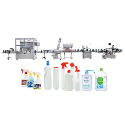 China Electric Plastic Food Liquid Soap Bottle Water Bottling Liquid Filling And Capping Machine for sale