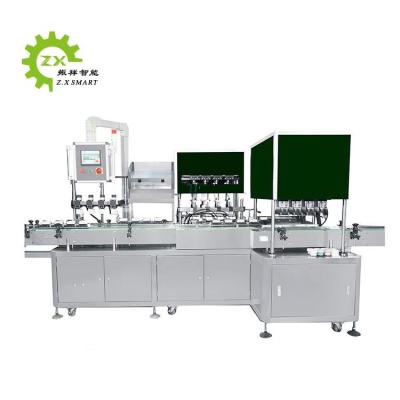 China High Efficiency Cosmetic Stainless Steel Food Line Automatic Jars Toner Filling And Packaging Machine for sale