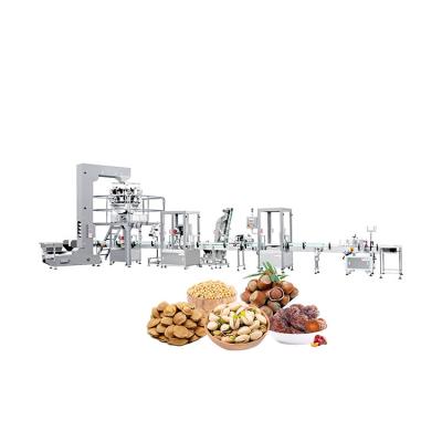 China Automatic Food China Multi Head Bottle Weighing Vertical Pellet Filling Machine for sale