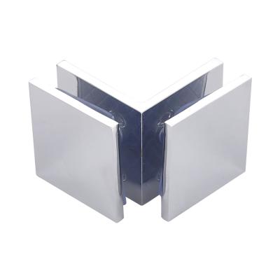 China Modern Chinese Hotel Glass Frameless Pivot Flange Cabinet Showcase Door Supplier Shower Glass Doors Hinge for sale