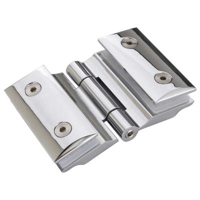 China Modern Bathroom Fittings Luxury Classic Fold Out Opening Shower Room Glass Door Hinge for sale