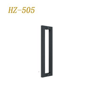 China 8-12mm Manufacture Glass Door Hardware Wholesale Compesitive Handle Shower Glass Door Handle Black for sale