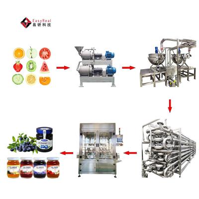 中国 Small and Large Scale Continuous Jar Fruit Jam Production Equipment Making Machine Processing Line 販売のため