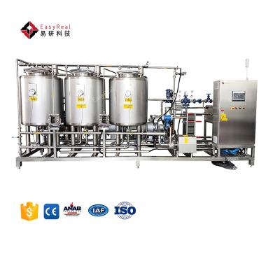 China Milk Juice Beverage Cip Unit Cleaning in Place System Equipment Machine for Food Processing Line for sale