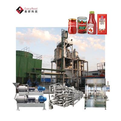 Cina Small Mini Scale Industrial Tomato Sauce Paste Ketchup Processing Machinery Plants Making Machine Unit in vendita