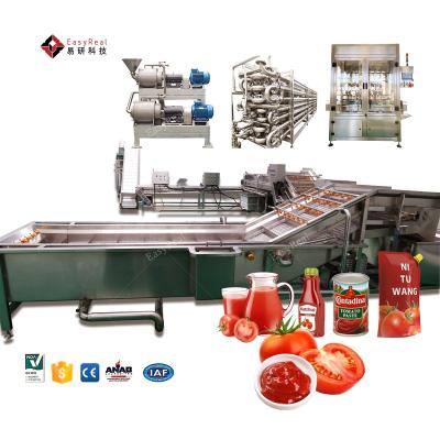 China Small Industrial Tin Can Sachets Tomato Ketchup Plant Machine Tomato Sauce Tomato Paste Making for sale