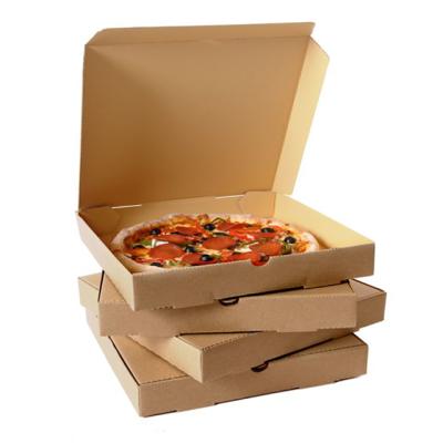 China Cheap Custom Recycled Pizza Box Various Materials Sizes With Logo Corrugated Custom Pizza Box Wholesale Box For Pizza for sale