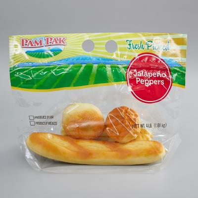 China Customized Security Stand Up Poly Zip Lock Laminate Fruit And Bread And Food Bags for sale