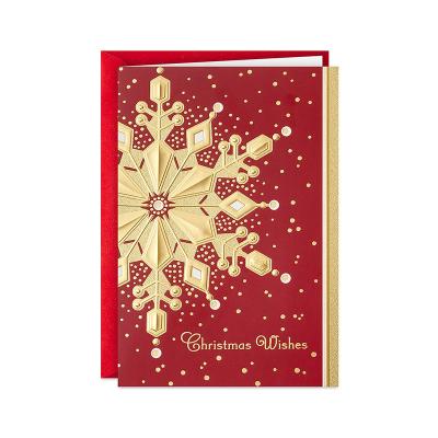 China paper & Cardboard September 2022 Super Navidad 2023 Card Gifts Christmas Greeting Card Thank You Cards With Envelope for sale