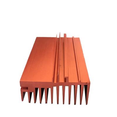 China Industrial Extrusion Aluminum Radiator CNC Machining Anodized Aluminum Radiator For Industrial Customed for sale