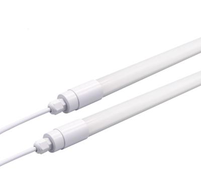 China Custom Waterproof Led Warehouse Tube Light 1200mm 1800mm 18w 28w Milky Clear Cover for sale