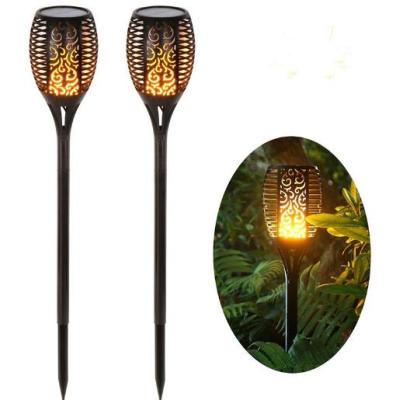 China 96leds Garden Solar Led Flame Torch Flickering Bulb for sale