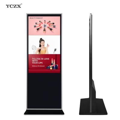 China High Quality Indoor Led Digital Signage Touch Screen Guard Video Input Advertising Display Screen 10 Touch Points For Video Game for sale